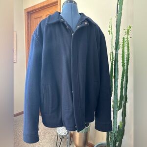 Lyle & Scott Scotland Men's Dark Blue Pea Coat